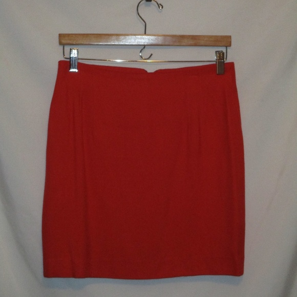 JONES NEW YORK LINED ORANGE SUIT – MINI SKIRT - Picture 5 of 8